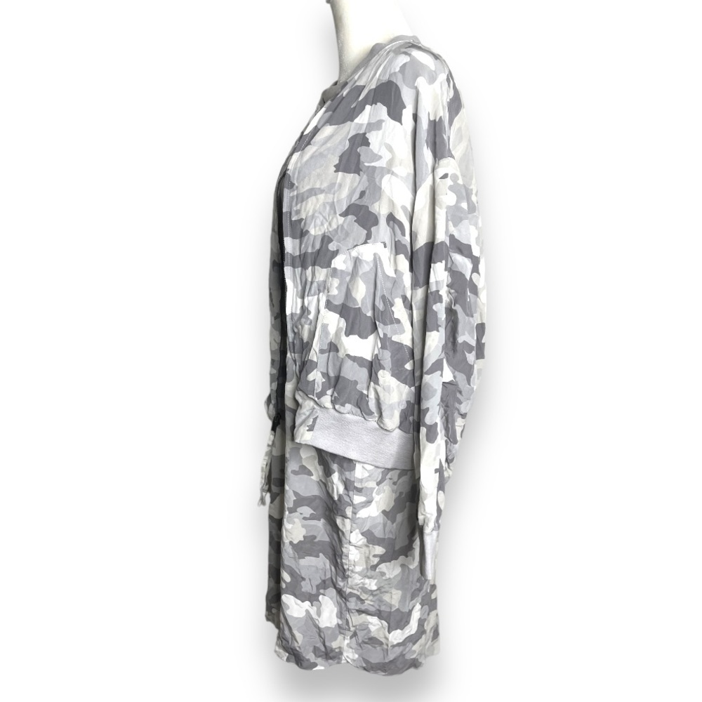 Pure Dkny camouflage silk set dres and jacket vintage size small - Picture 9 of 15